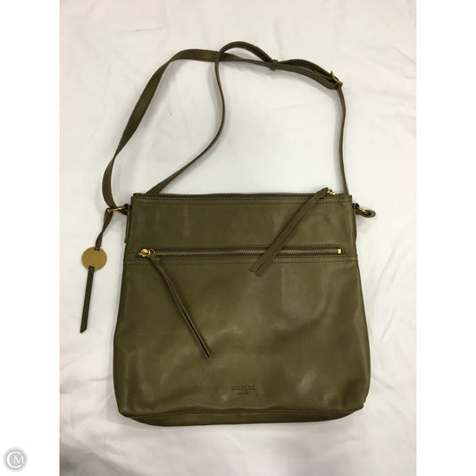 Handbag Leather By Margot, Size: Medium