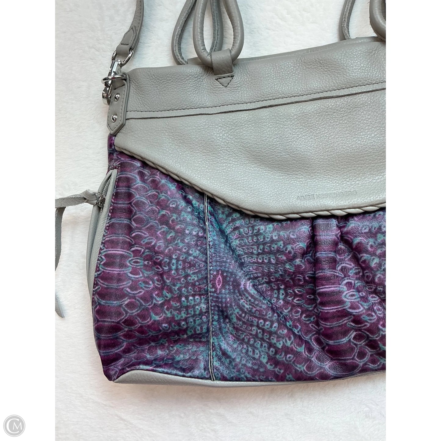 Handbag Leather By Aimee Kestenberg, Size: Medium