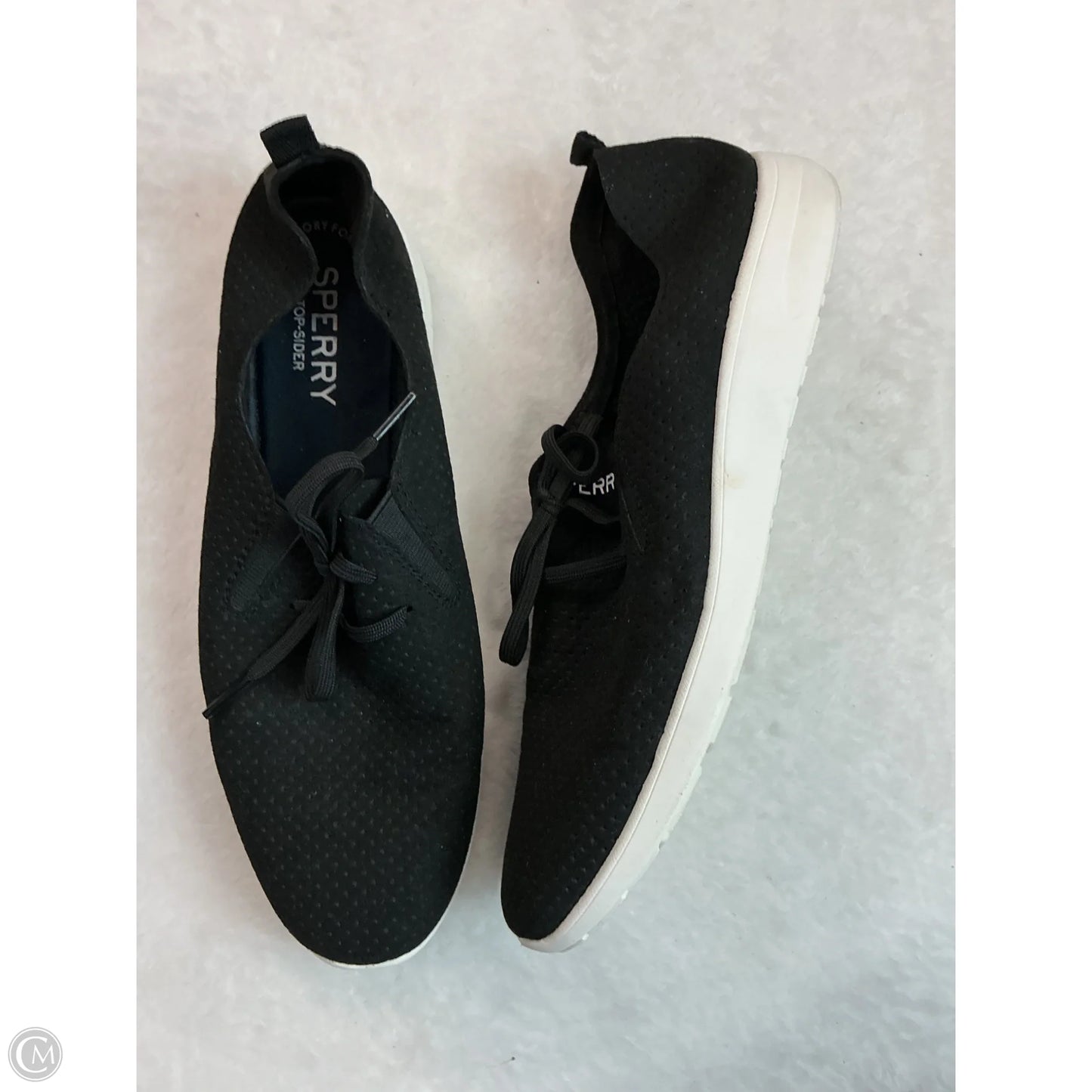 Shoes Athletic By Sperry In Black, Size: 9.5