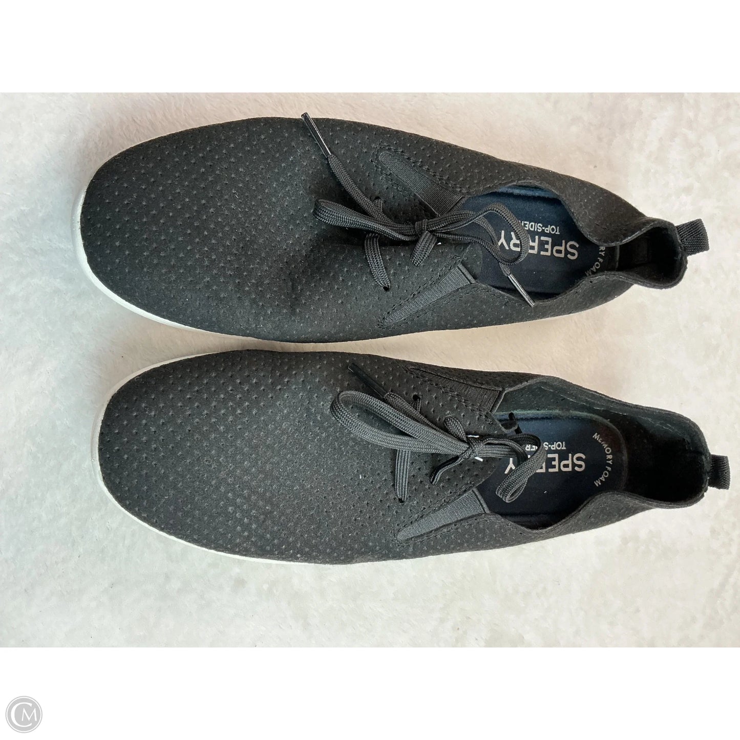 Shoes Athletic By Sperry In Black, Size: 9.5