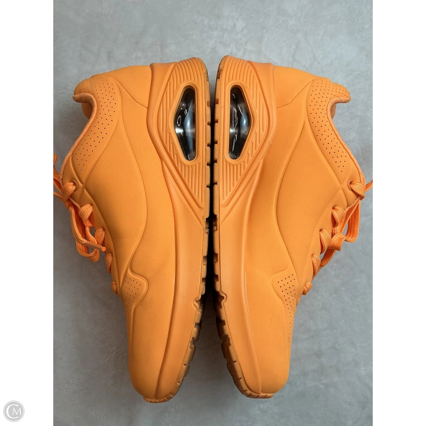 Shoes Athletic By Skechers In Orange, Size: 9