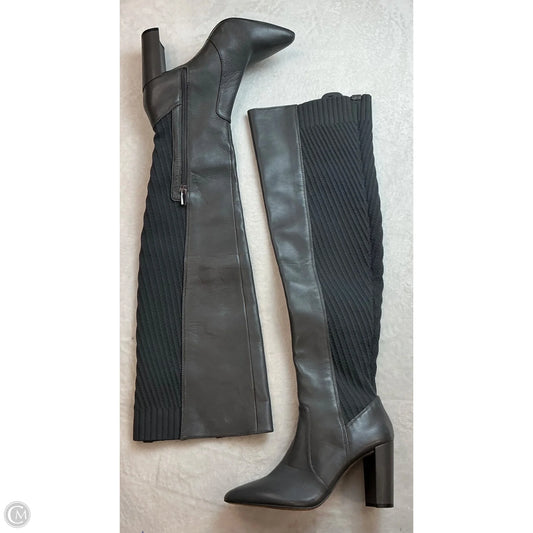Boots Mid-calf Heels By Vince Camuto In Grey, Size: 9.5