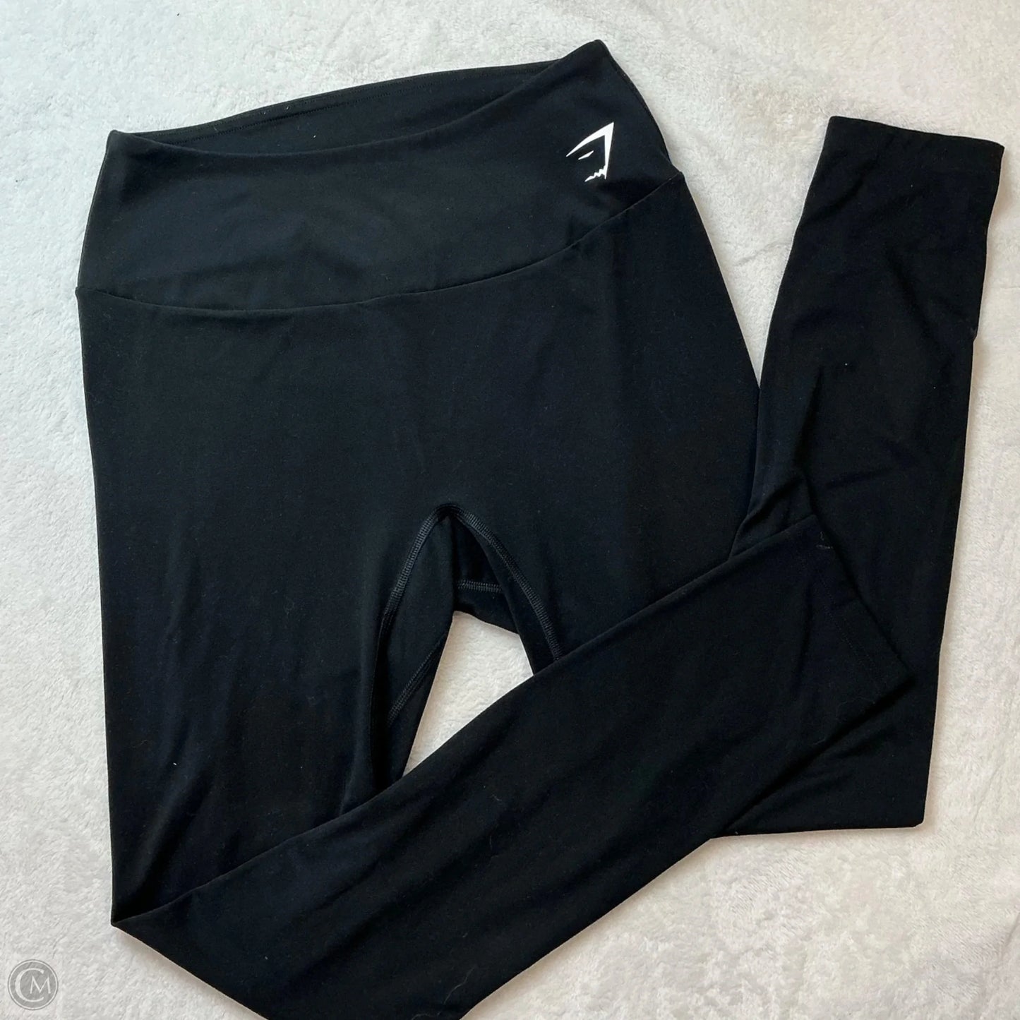 Athletic Leggings By Gym Shark In Black, Size: M