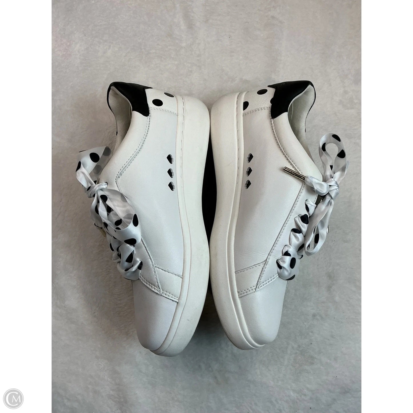 Shoes Designer By Kate Spade In Polkadot Pattern, Size: 7.5