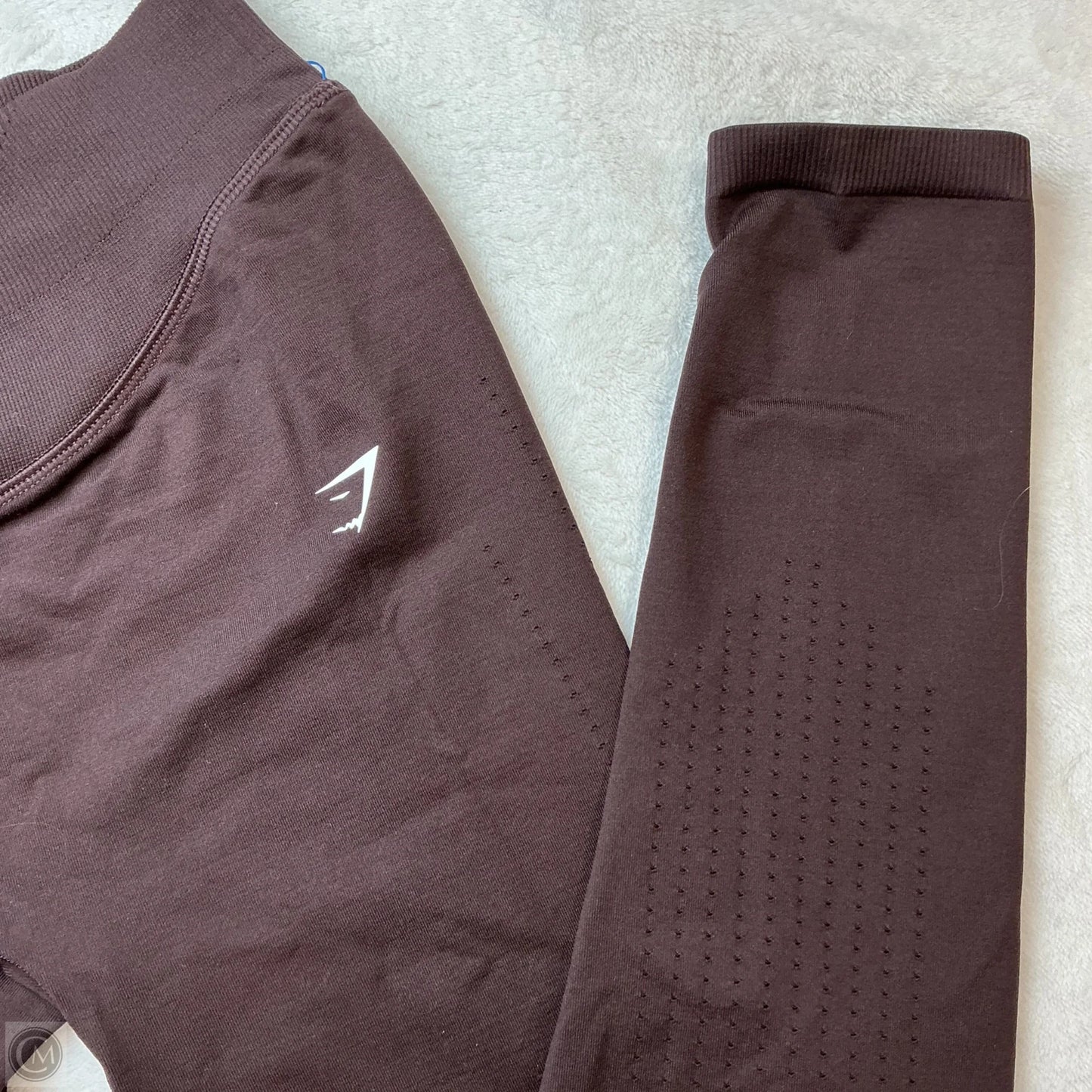 Athletic Leggings By Gym Shark In Brown, Size: S
