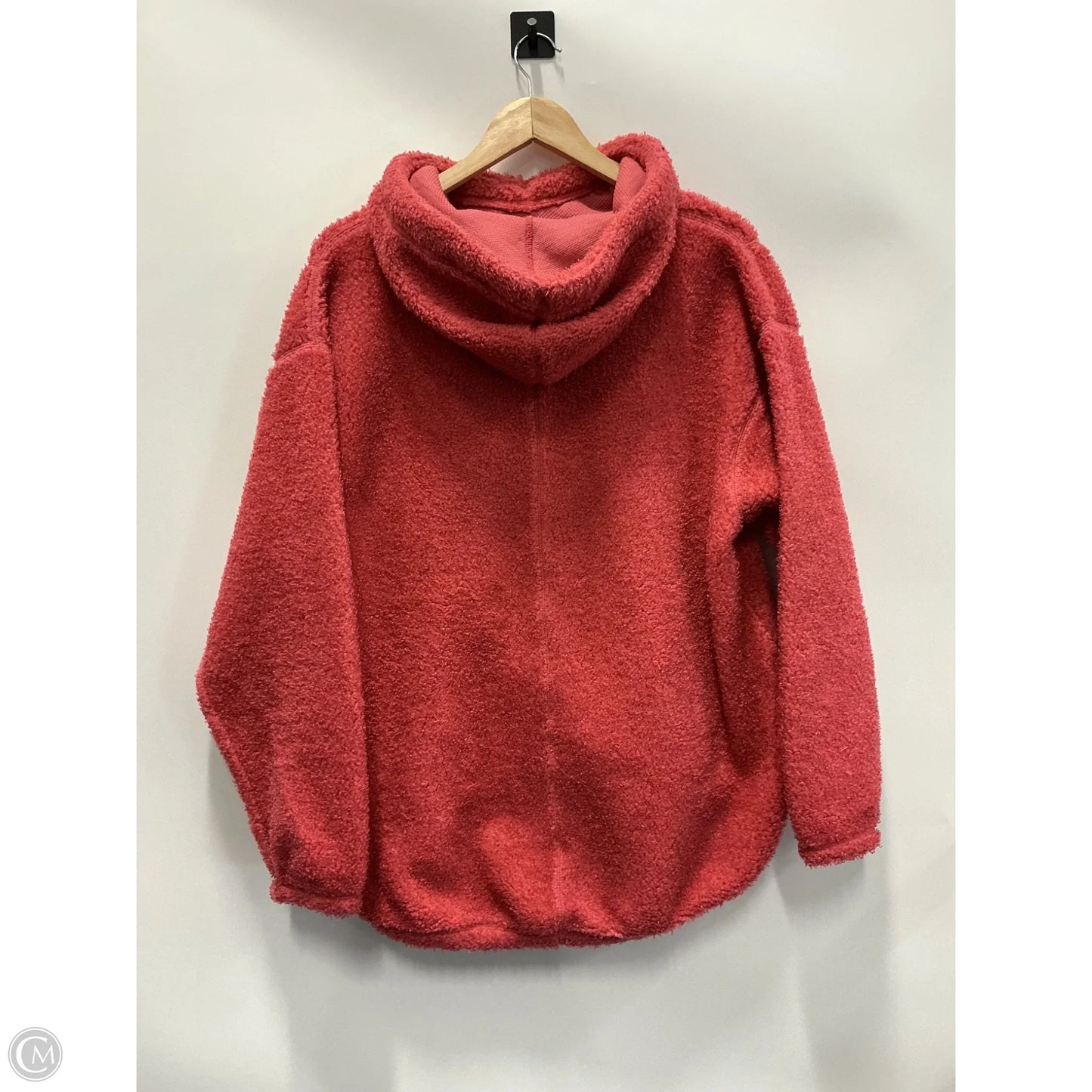 Sweatshirt Hoodie By Nike In Coral, Size: S