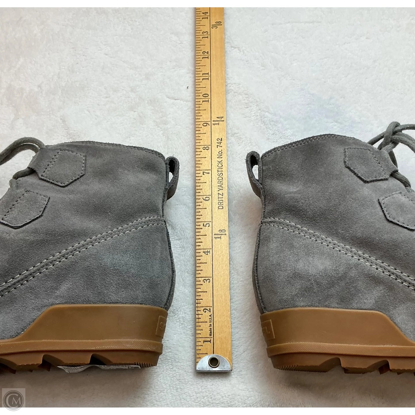 Boots Ankle Heels By Sorel In Grey, Size: 9