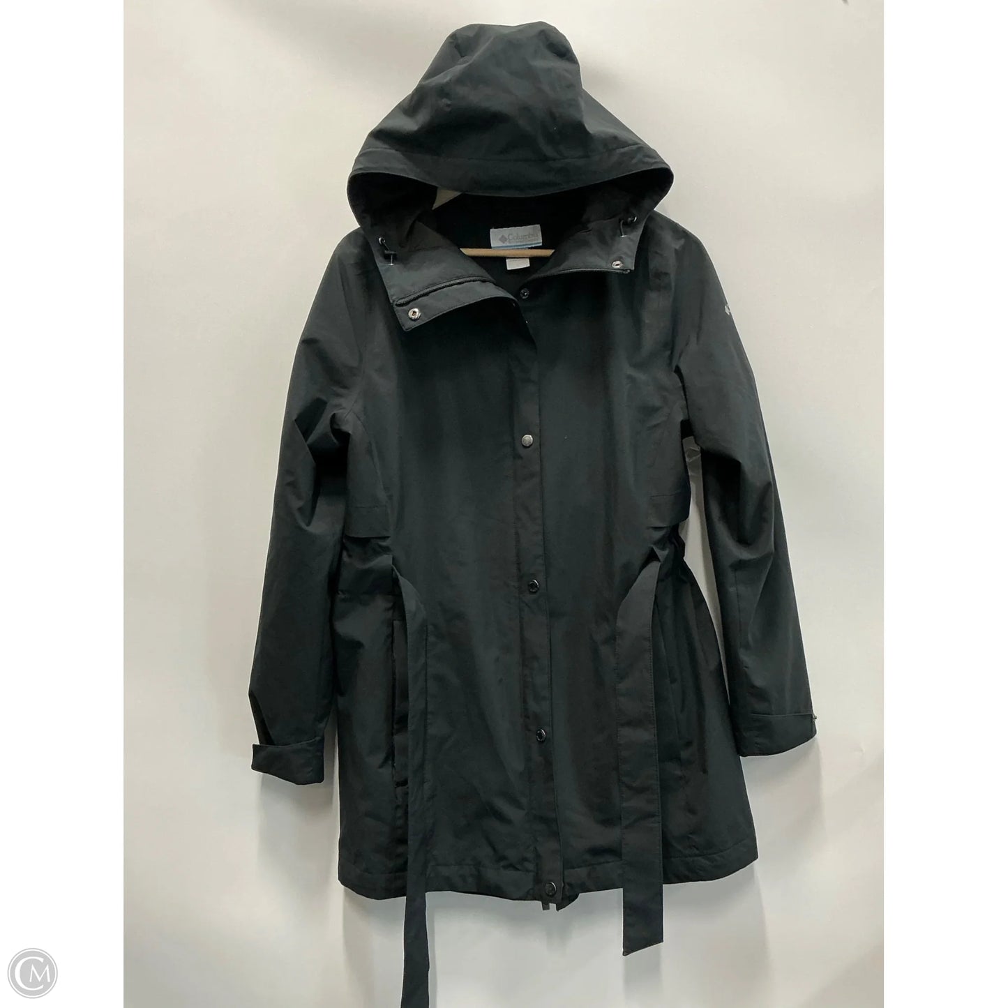 Jacket Windbreaker By Columbia In Black, Size: L