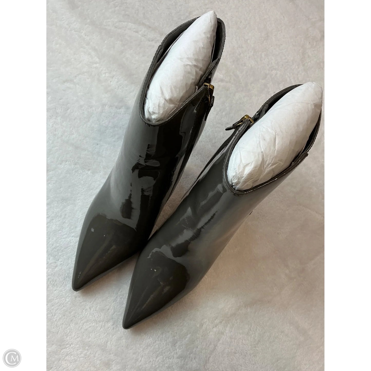 Boots Ankle Heels By J. Crew In Grey, Size: 7.5
