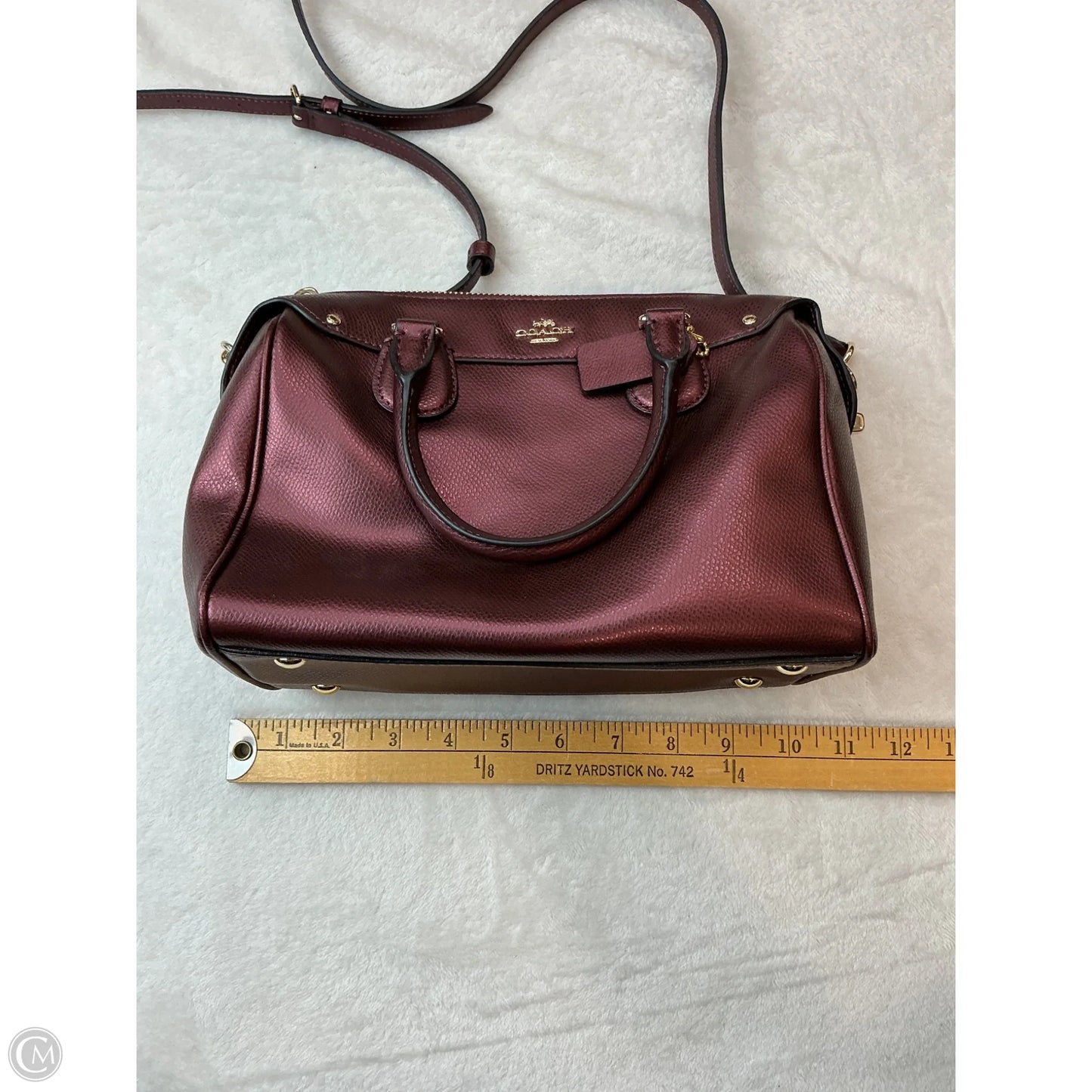 Handbag Designer By Coach, Size: Small