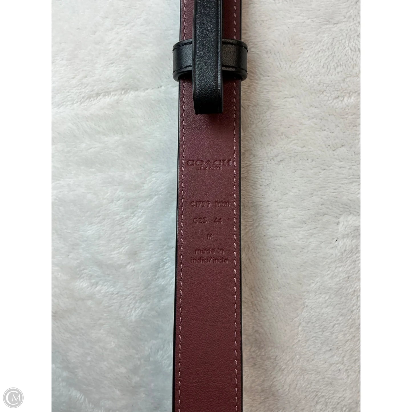 Belt Designer By Coach, Size: Medium