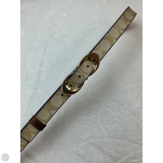 Belt Designer By Coach, Size: Medium