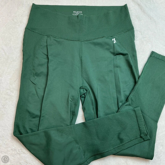 Athletic Leggings By Peloton In Green, Size: Xl