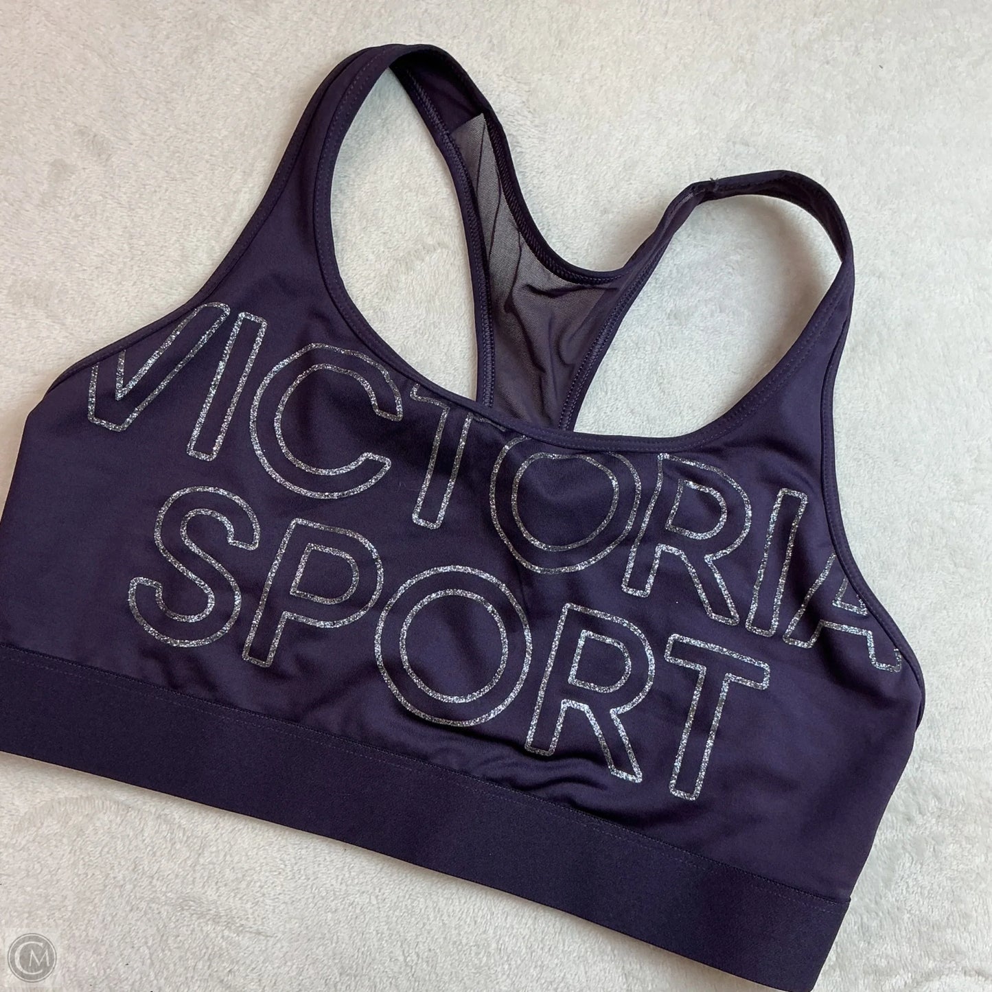 Athletic Bra By Victorias Secret In Purple, Size: L