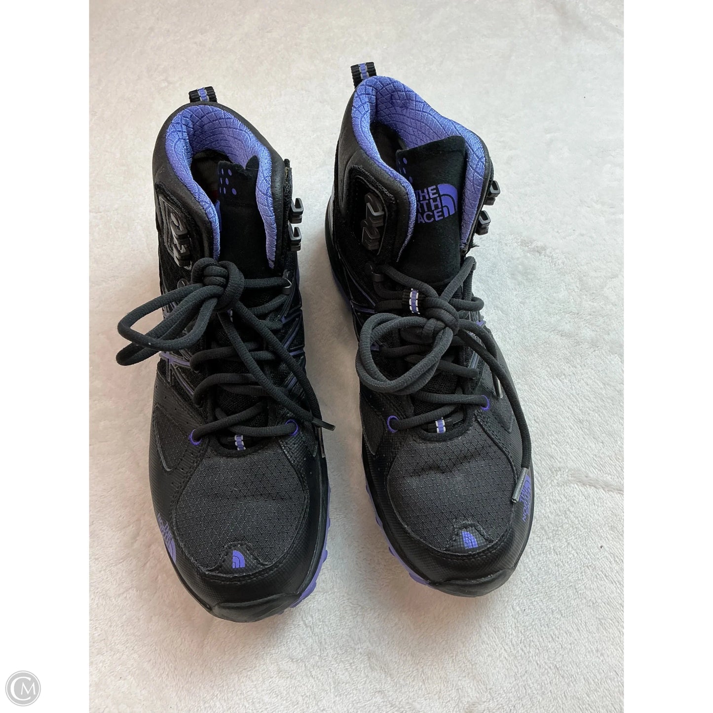 Boots Hiking By The North Face In Black & Purple, Size: 9