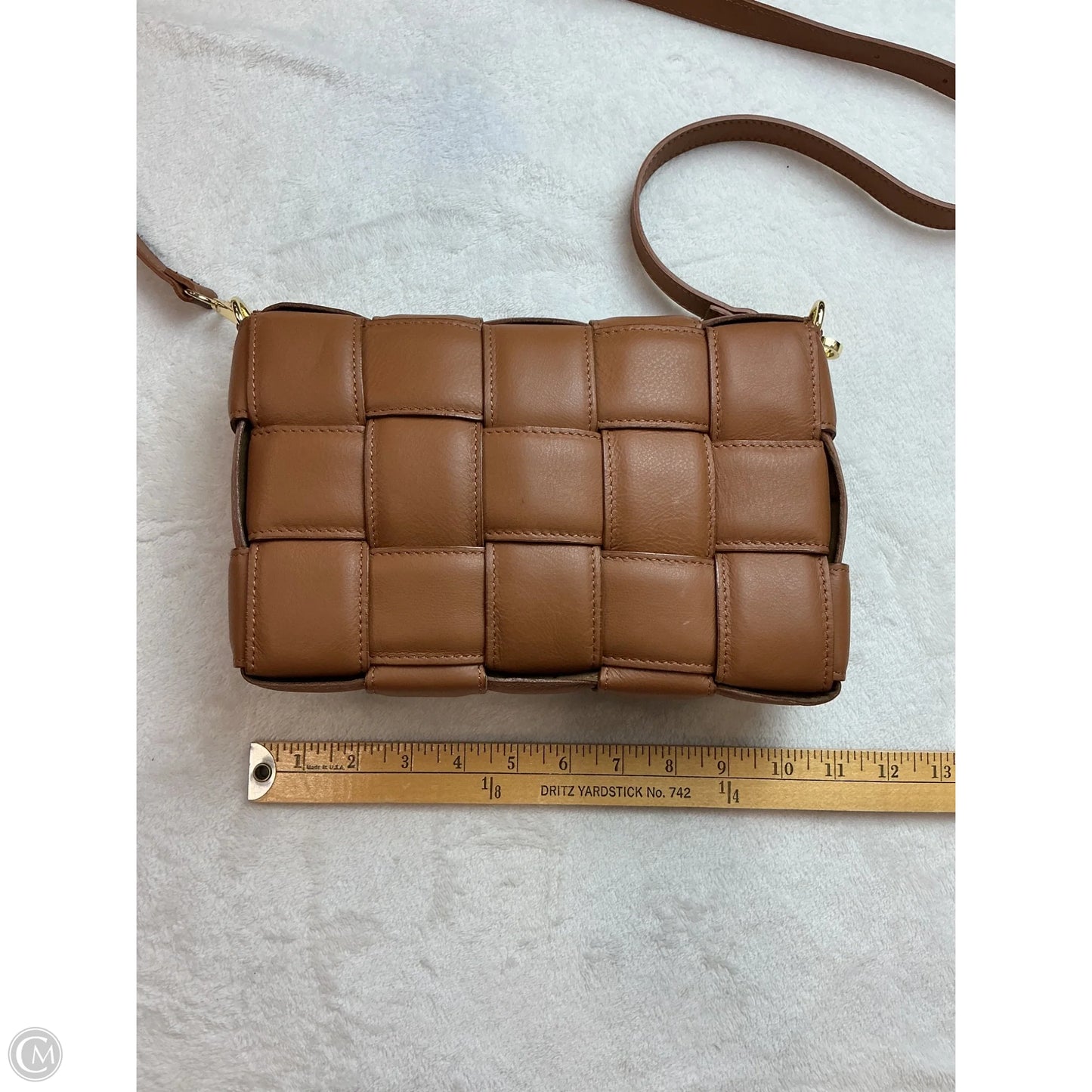 Crossbody Leather By Cmc, Size: Medium