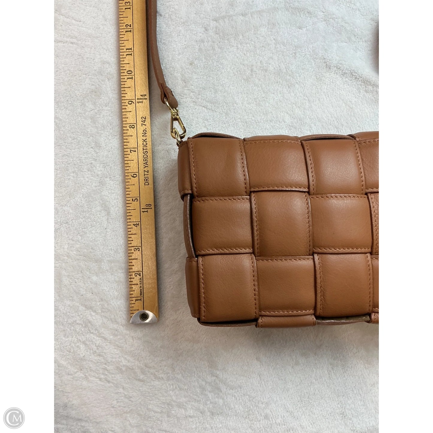 Crossbody Leather By Cmc, Size: Medium