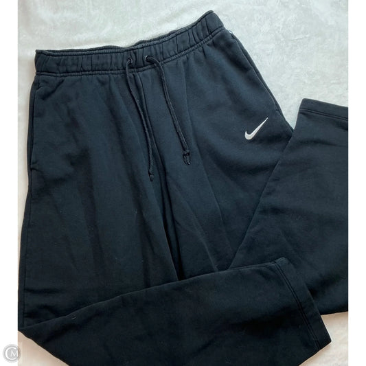Athletic Pants By Nike In Black, Size: S