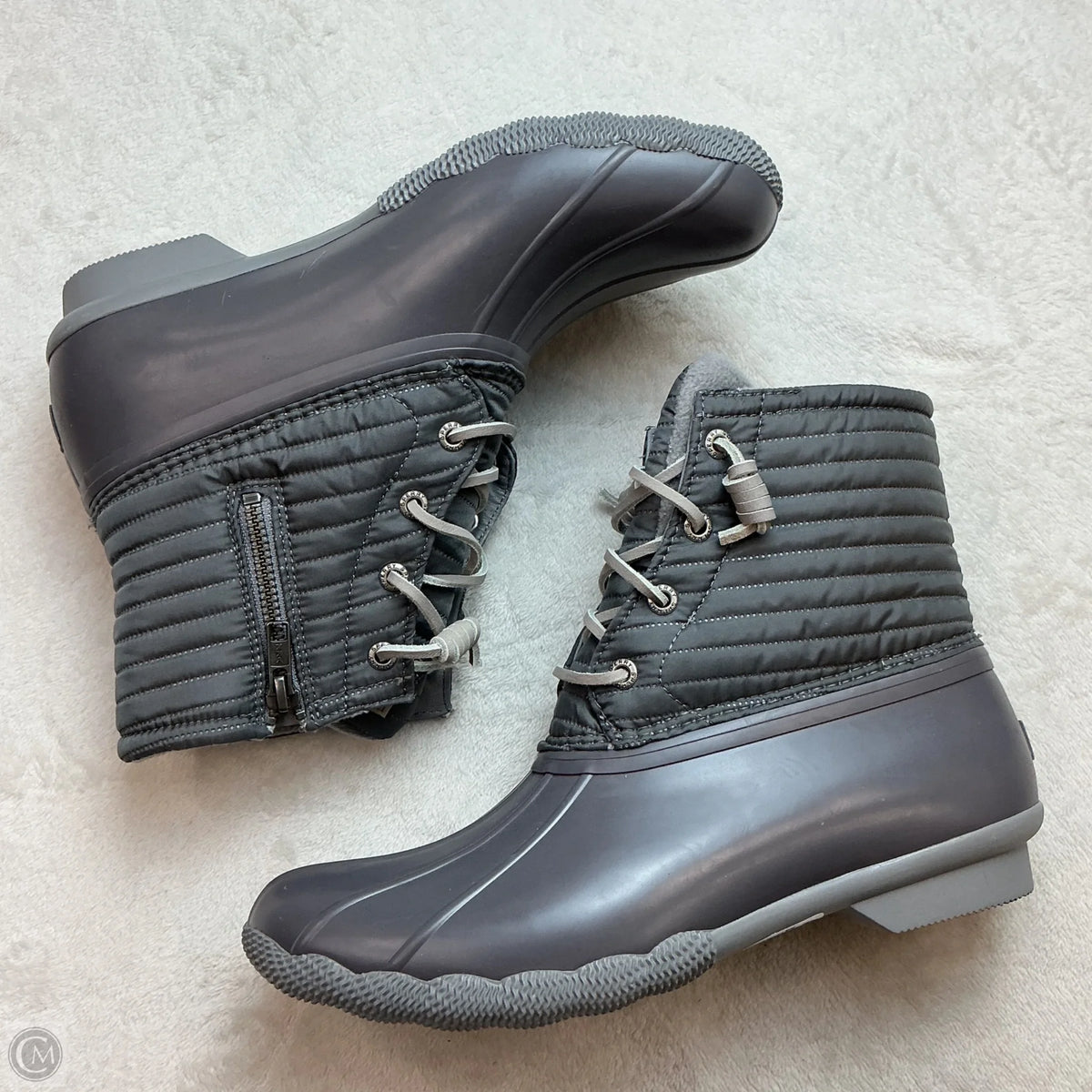 Boots Rain By Sperry In Grey, Size: 8.5