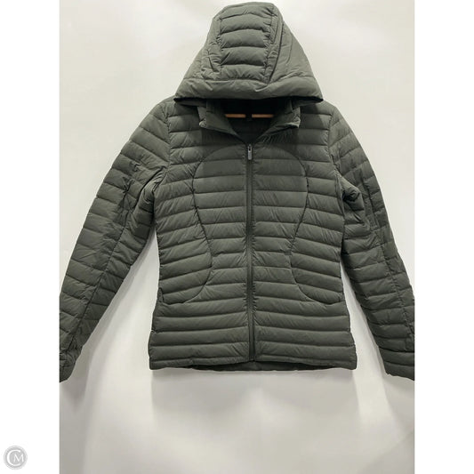 Jacket Puffer & Quilted By Lululemon In Green, Size: 8
