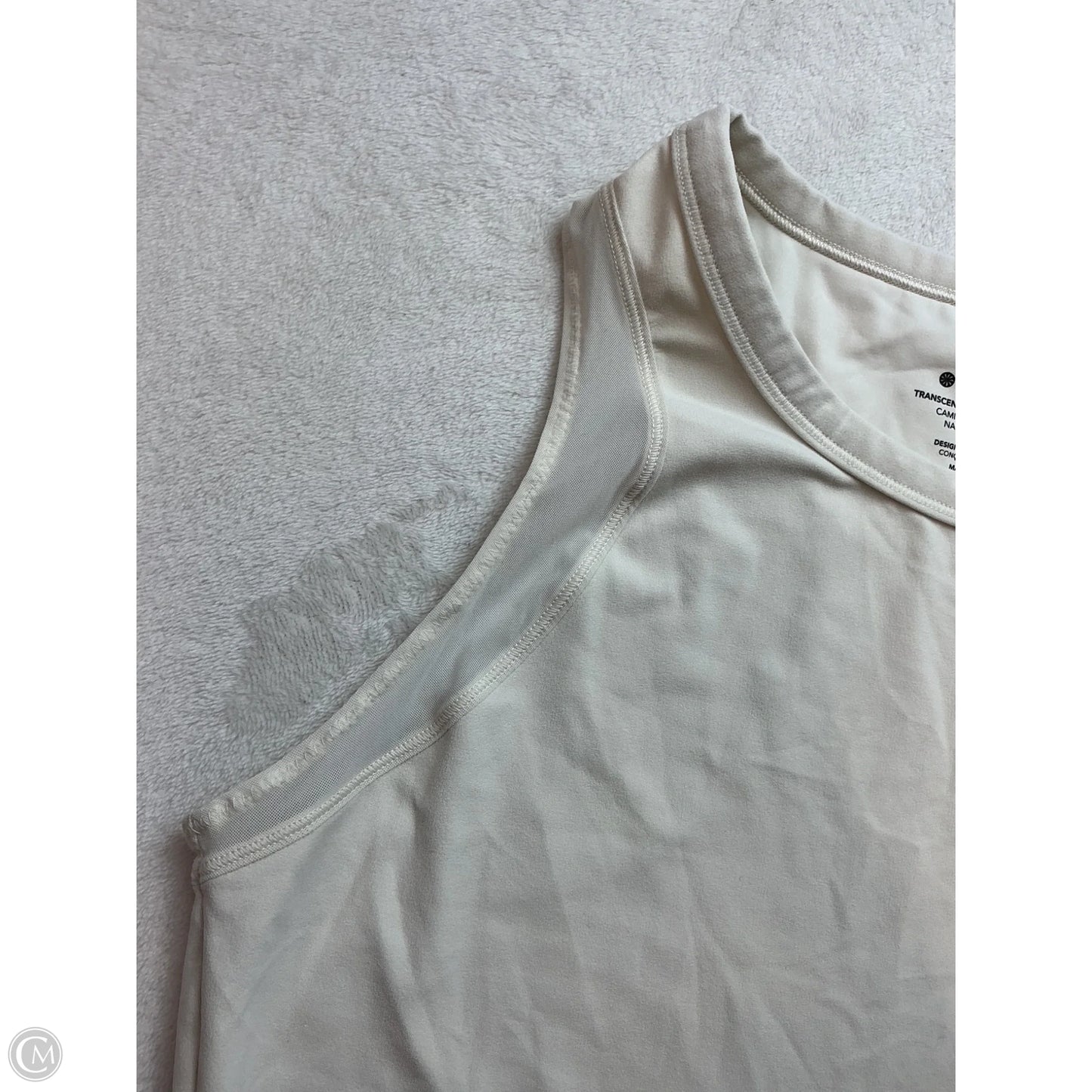Athletic Tank Top By Athleta In Cream, Size: M