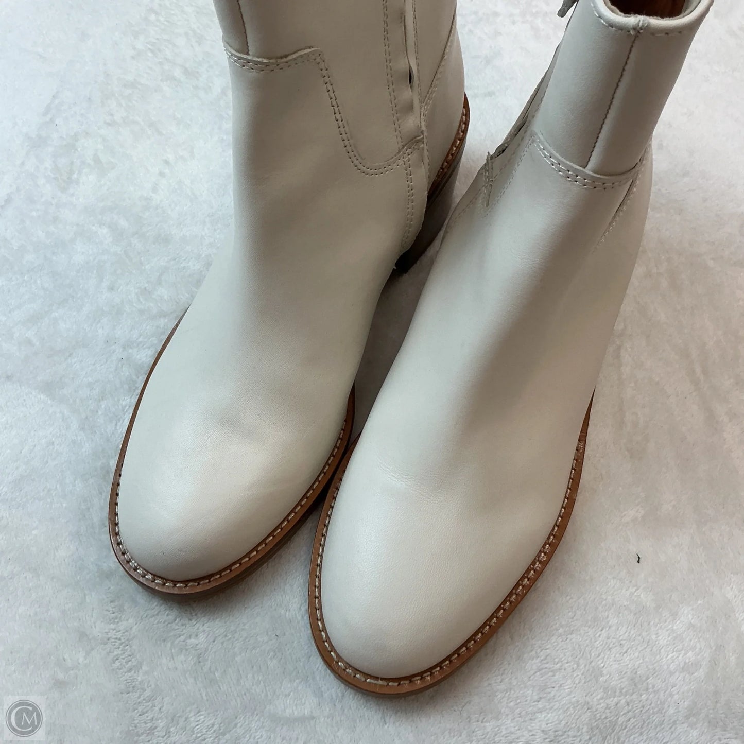 Boots Ankle Heels By J. Crew In White, Size: 8
