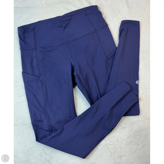 Athletic Leggings By Lululemon In Purple, Size: 8