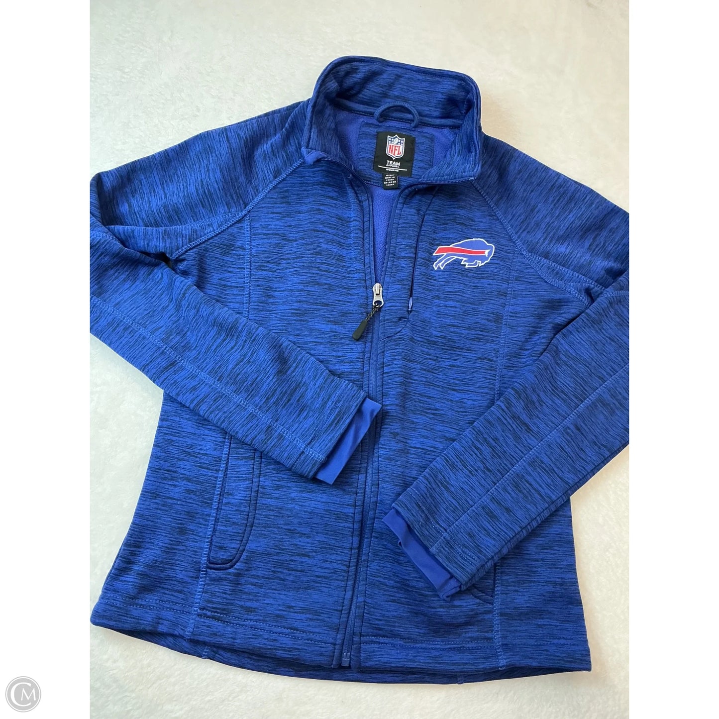 Athletic Jacket By Nfl In Blue, Size: S