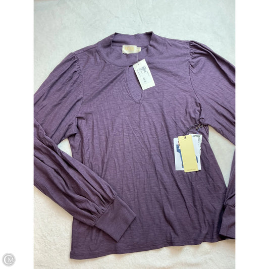 Top Long Sleeve By Nation In Paisley Print, Size: L