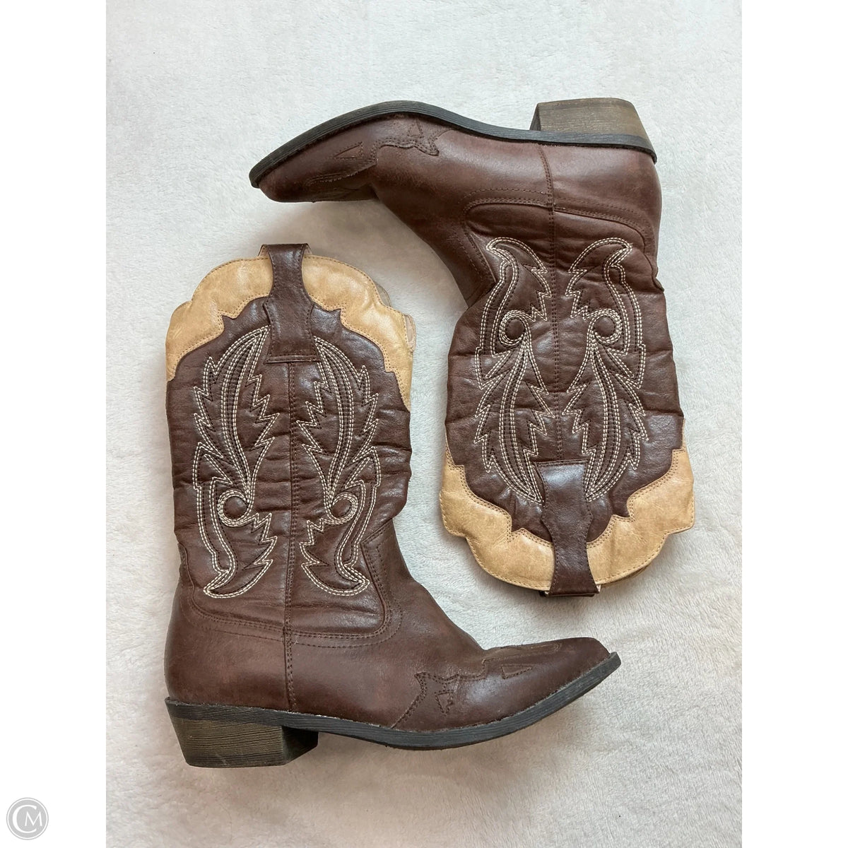 Boots Western By Coconuts In Brown, Size: 6