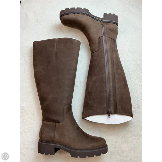 Boots Mid-calf Flats By Vionic In Brown, Size: 6.5