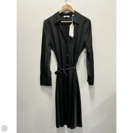 Dress Casual Midi By Vince In Black, Size: M