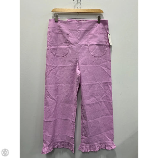 Pants Cropped By Maeve In Purple, Size: 10