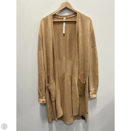 Sweater Cardigan By Lululemon In Beige, Size: Xl