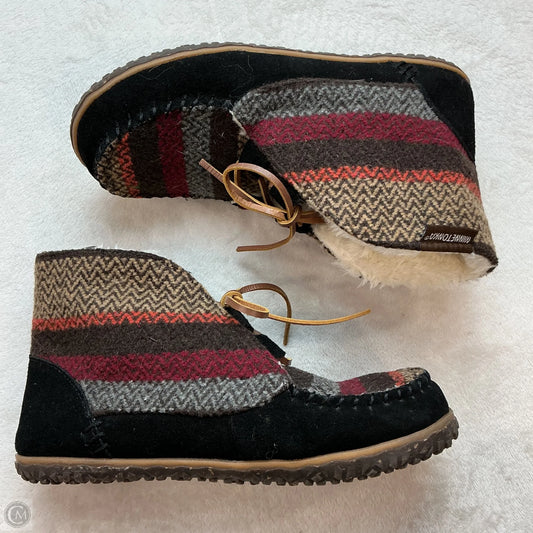 Boots Ankle Flats By Minnetonka In Multi-colored, Size: 7