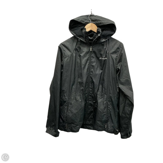 Jacket Windbreaker By Columbia In Grey, Size: M