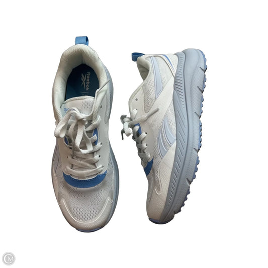 Shoes Athletic By Reebok In Blue & White, Size: 7.5