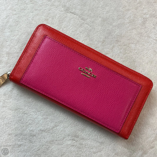 Wallet Designer By Coach, Size: Large