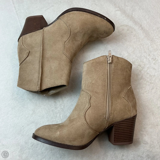 Boots Ankle Heels By Sonoma In Cream, Size: 6
