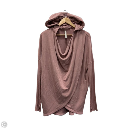 Sweatshirt Hoodie By Athleta In Mauve, Size: M