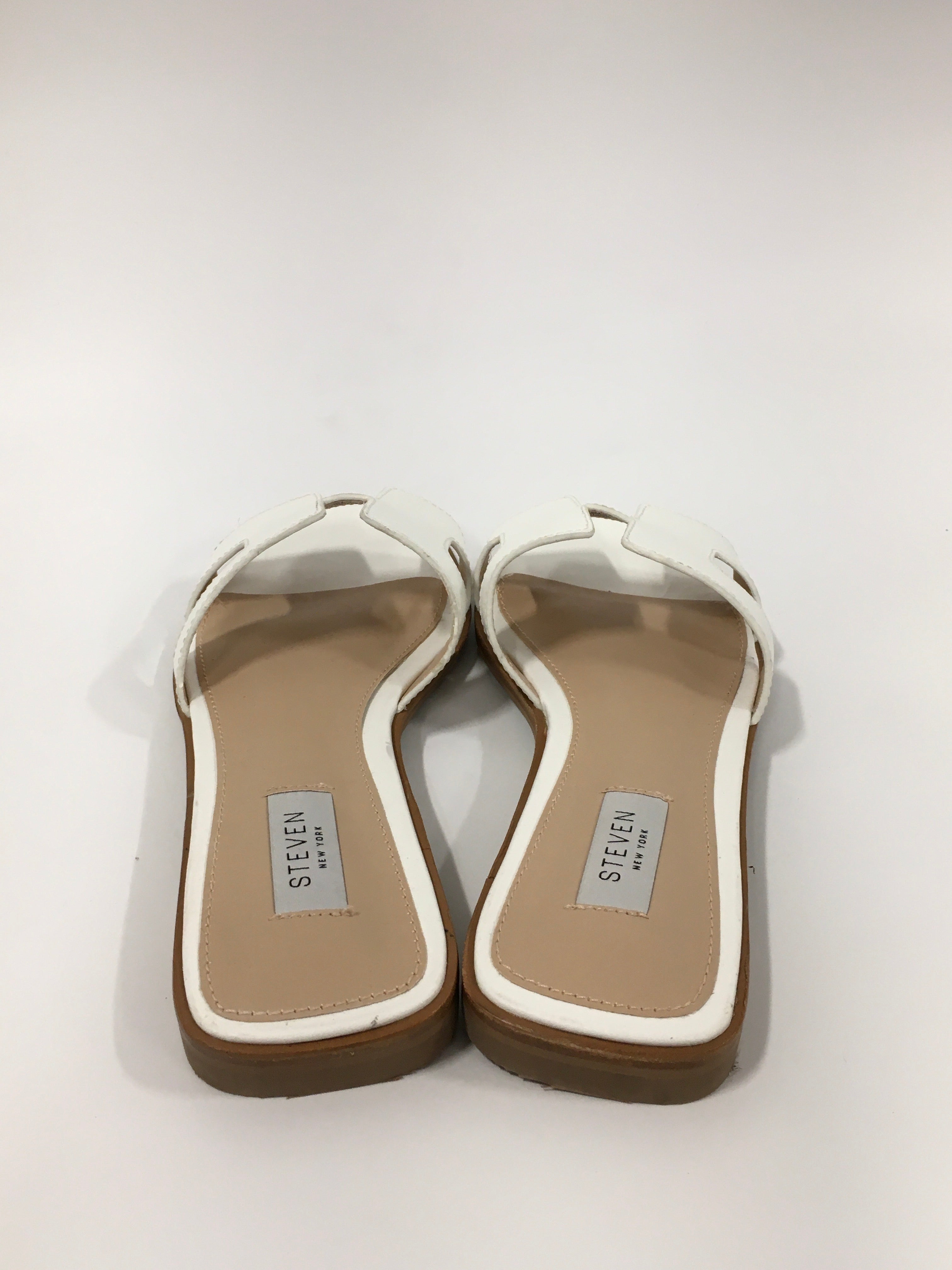 White Sandals Flats Steven New York , Size 8 – Clothes