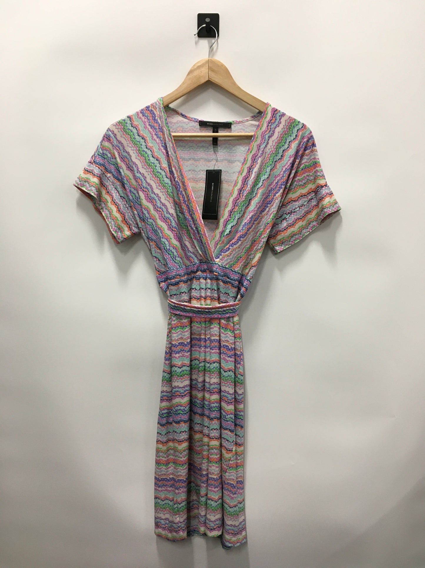 Multi-colored Dress Casual Short Bcbgmaxazria, Size M