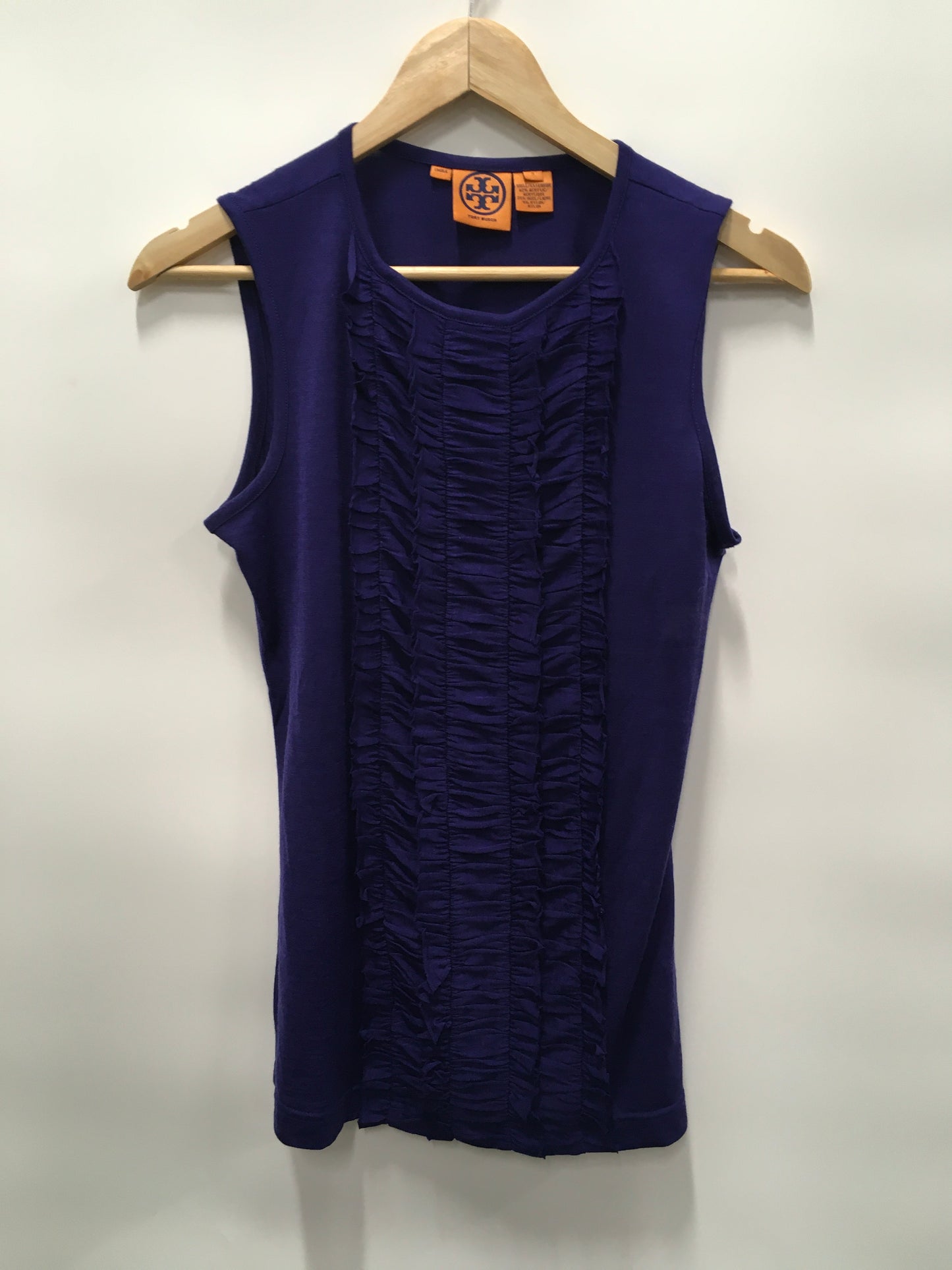 Purple Top Sleeveless Tory Burch, Size S