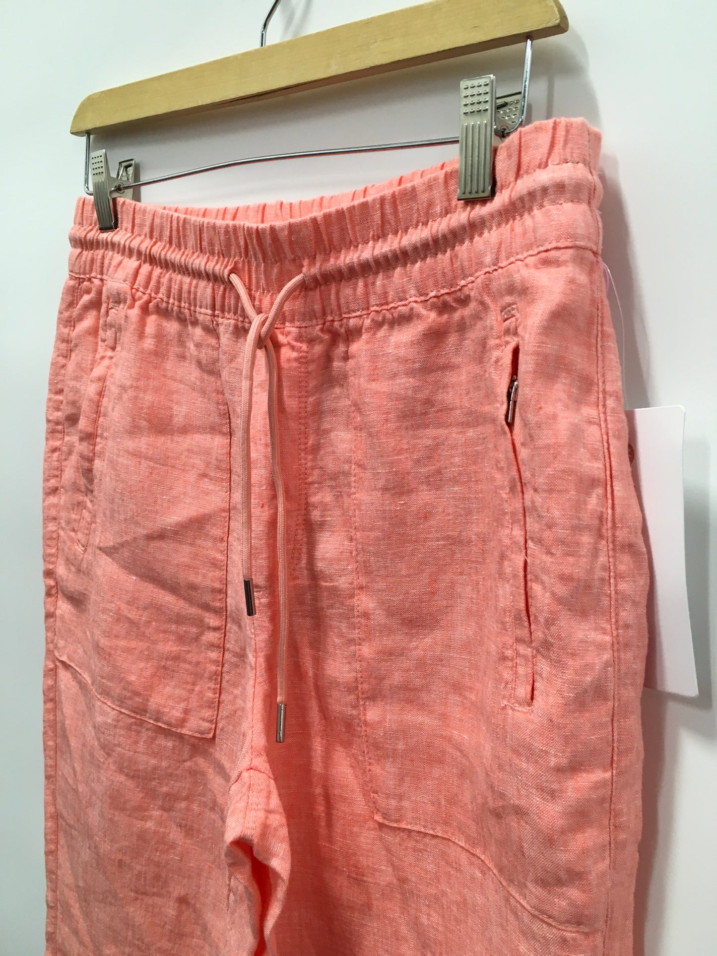 Peach Pants Linen Athleta, Size 4