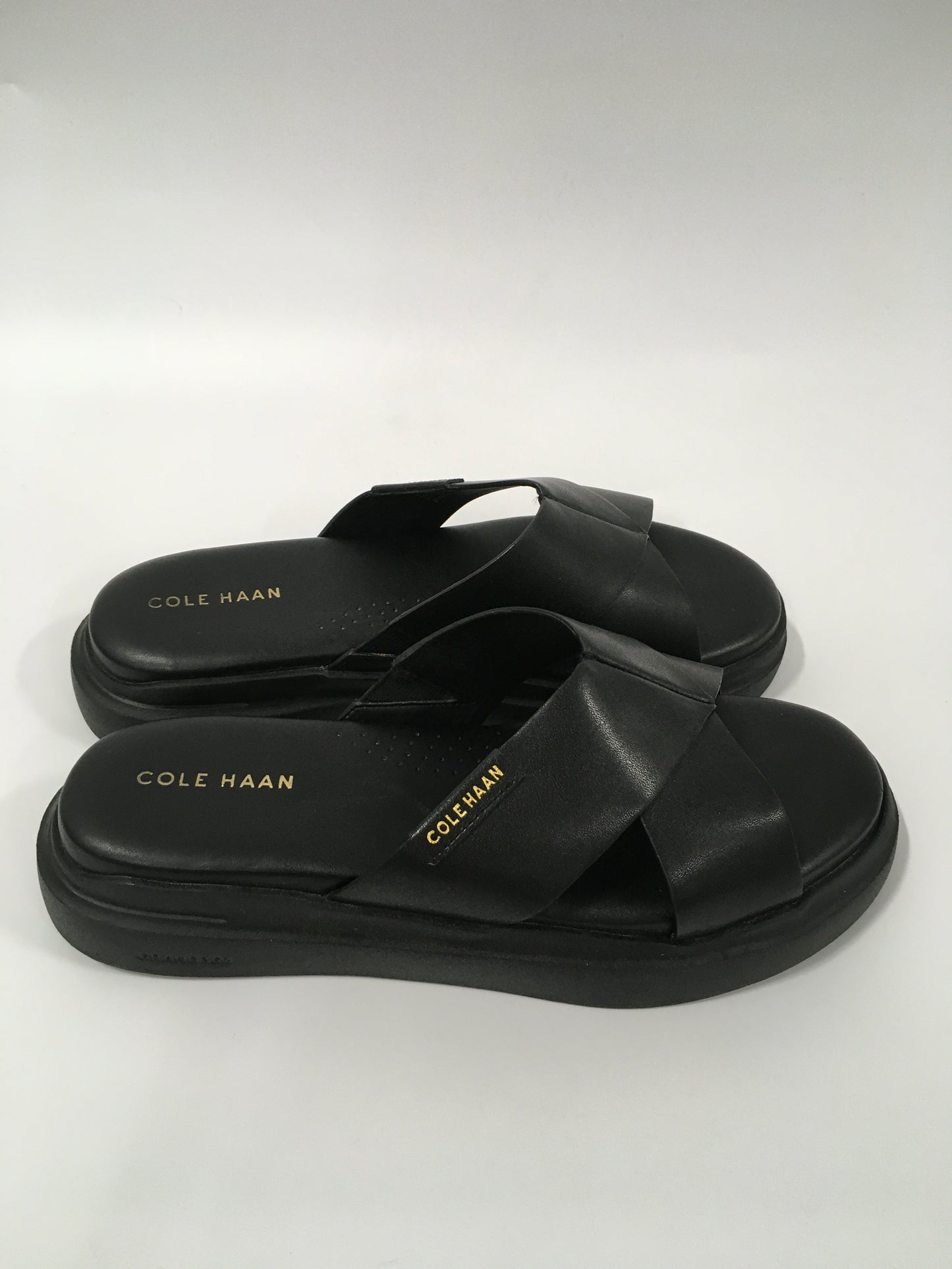 Black Sandals Flats Cole-haan, Size 6