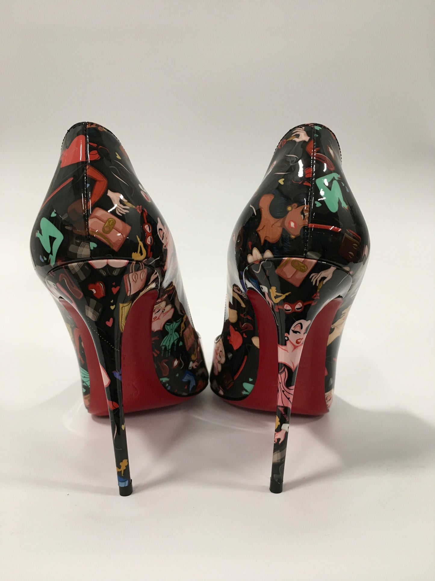 Black Shoes Designer Christian Louboutin, Size 9.5