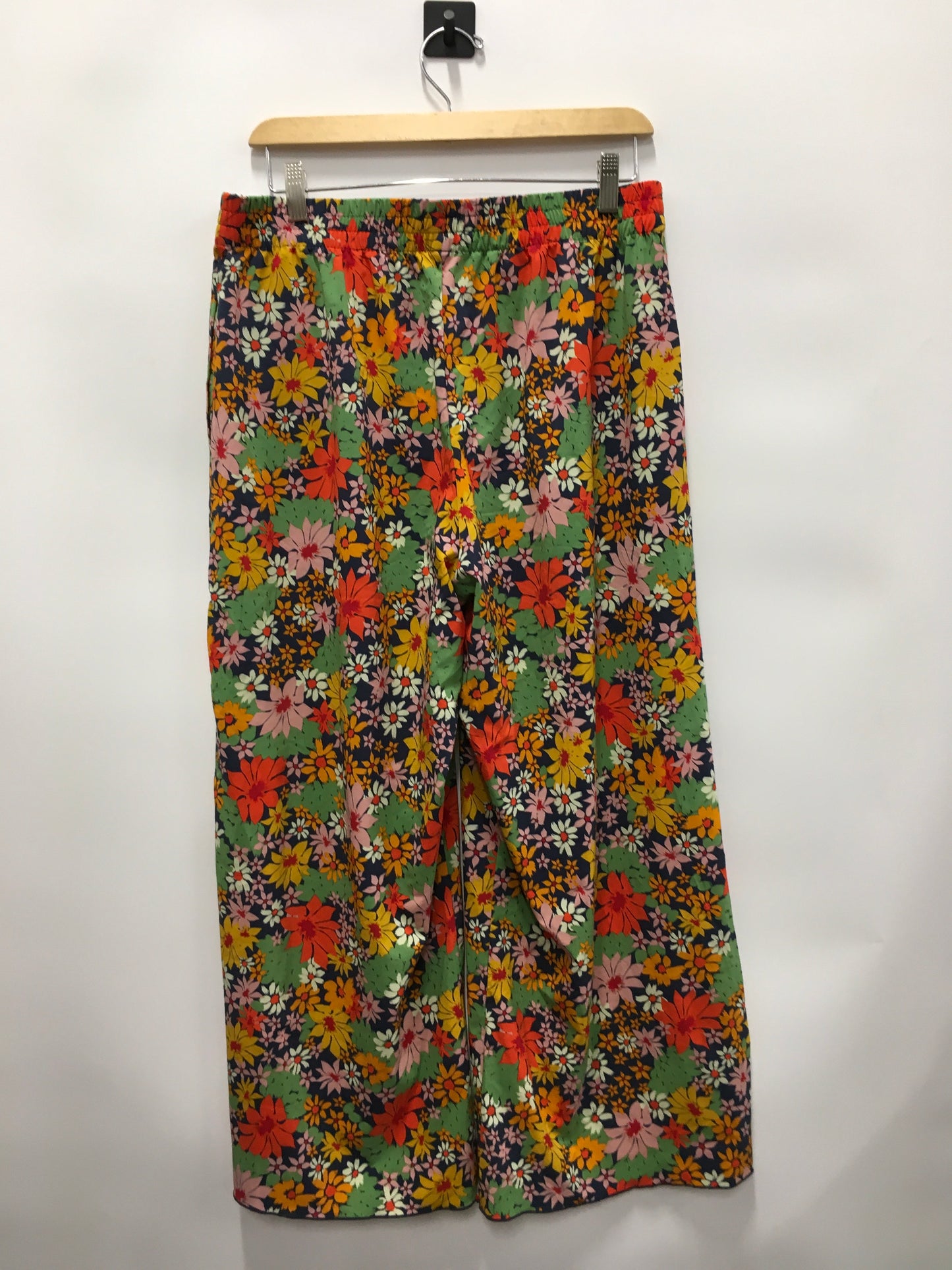 Floral Print Pants Wide Leg Toad & Co, Size L