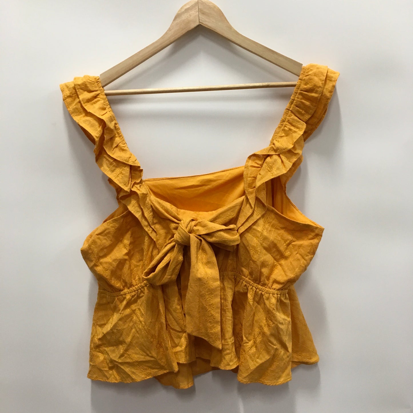 Yellow Top Sleeveless Lc Lauren Conrad, Size Xl