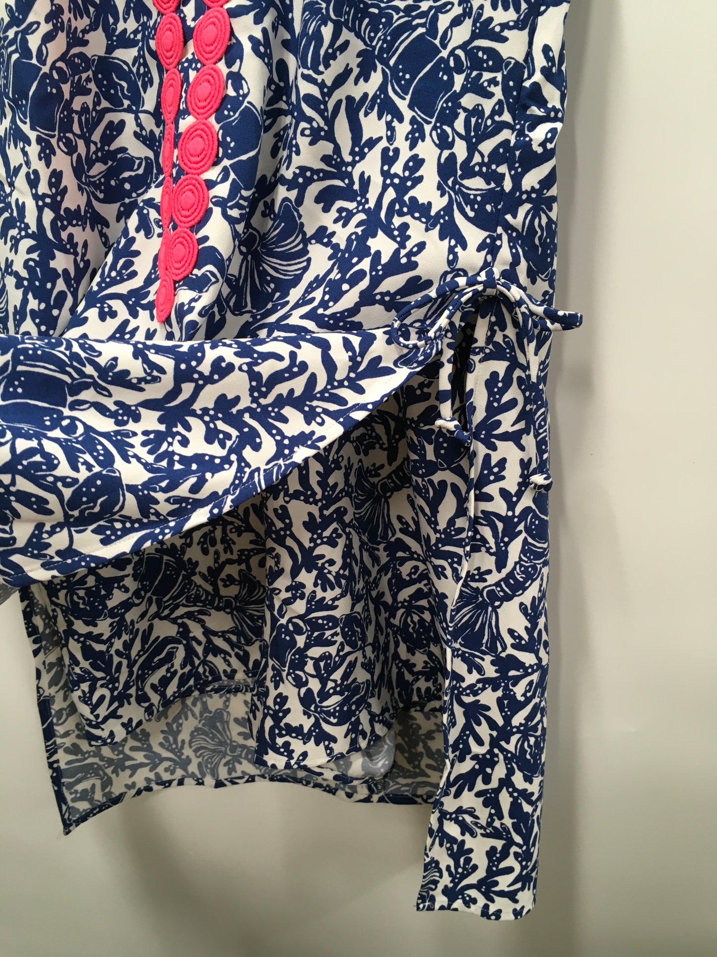 Romper By Lilly Pulitzer In Blue & White, Size: M