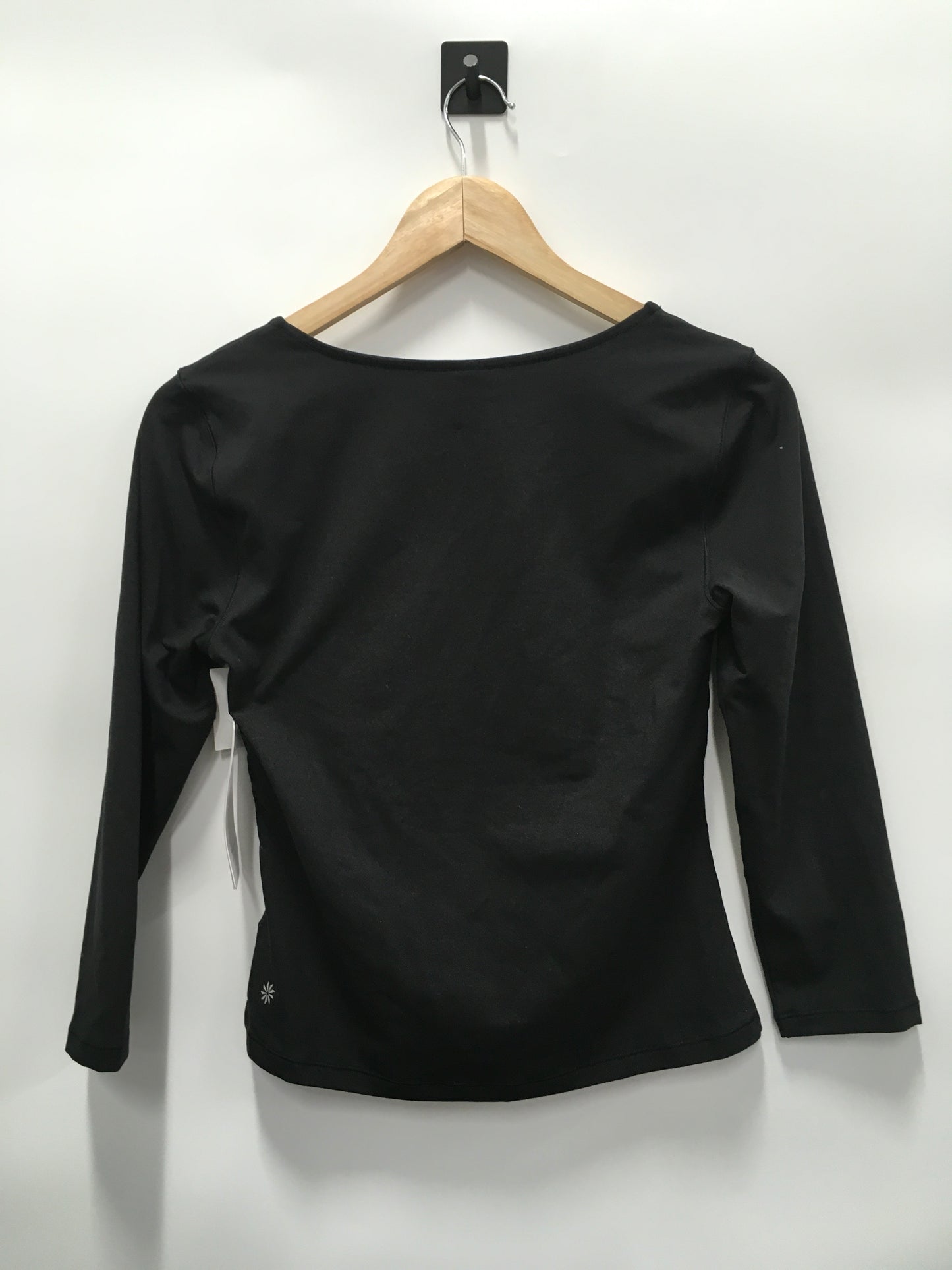 Athletic Top Long Sleeve Crewneck By Athleta In Black, Size: M